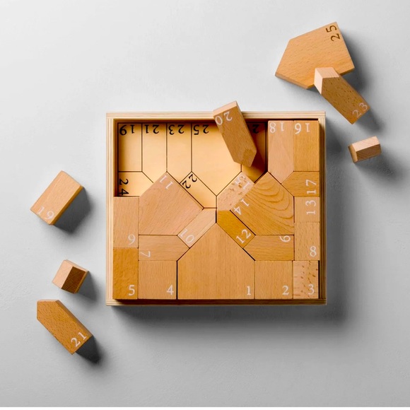 Hearth & Hand with Magnolia Wooden Block Advent Calendar - Picture 1 of 2